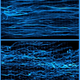 Top: Microtubules in a resting heart muscle cell. Bottom: Microtubules contracted in a beating heart muscle cell. (Image: Lab of Ben Prosser, Ph.D., Perelman School of Medicine, University of Pennsylvania)